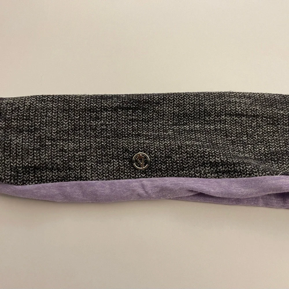 Ivivva Headband Girls Grey Purple C4